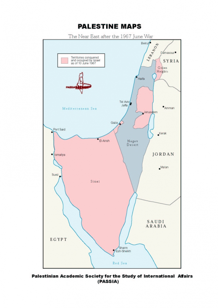 KARTEN - Nahostkonflikt Israel Palästina